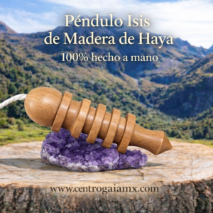 Péndulo Isis De Madera De Haya 100% Hecho A Mano