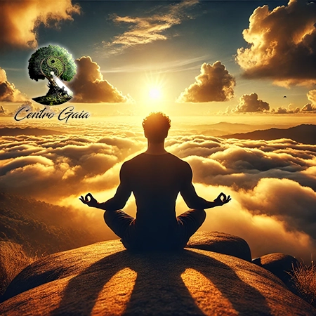 hombre meditando